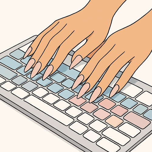 Keyboard Covers (for Long Nails)