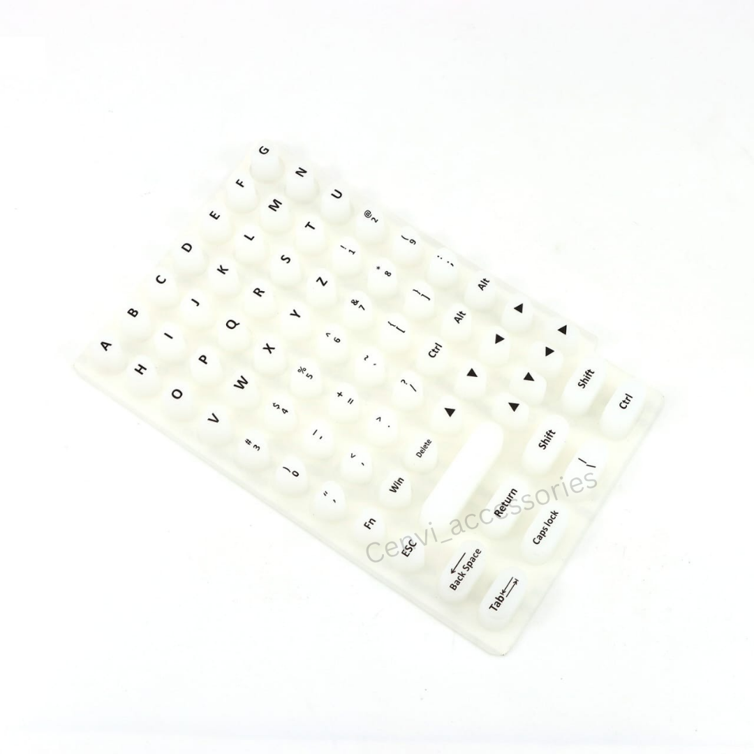 Keyboard Keys Sticker for Long Nails (70-Key QWERTY)